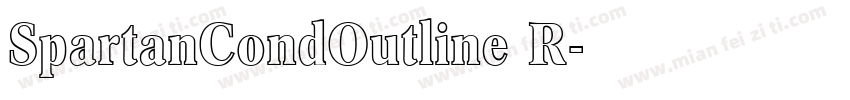 SpartanCondOutline R字体转换